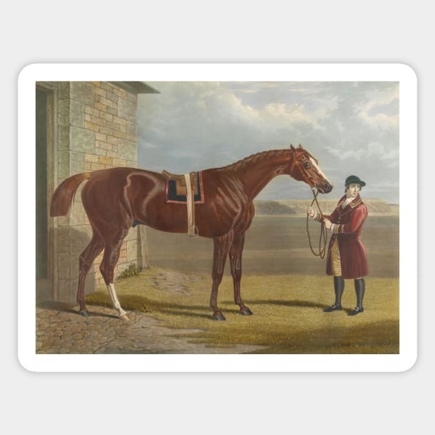 Eclipse - He was bred in 1764, by H.R.H. Wm. Cuke of Cumberland, got by Marsk, son of squirt, a son of Gartletts Childers, own brother to Flying Childers by Charles Hunt Magnet by Classic Art Stall